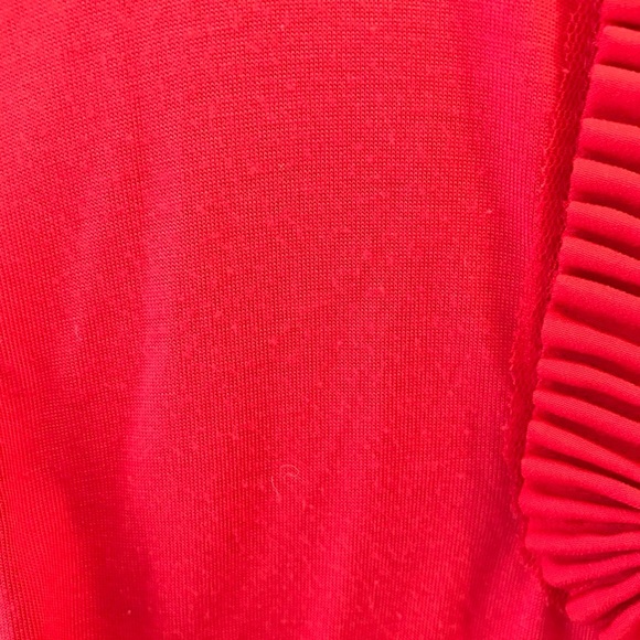 Ted Baker Red Ribbon Top 3 Medium Short Sleeves - Picture 6 of 7